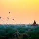 bagan, myanmar, burma, balloons
